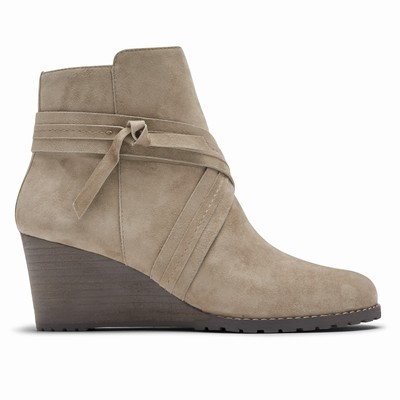 Botas Rockport Hollis X-Strap Mulher Cinzentas PT-06847